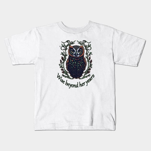 owl Kids T-Shirt by ElArrogante